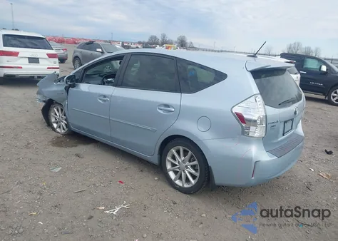 2013 Toyota Prius V Five from USA, damaged, VIN JTDZN3EU2D3192144